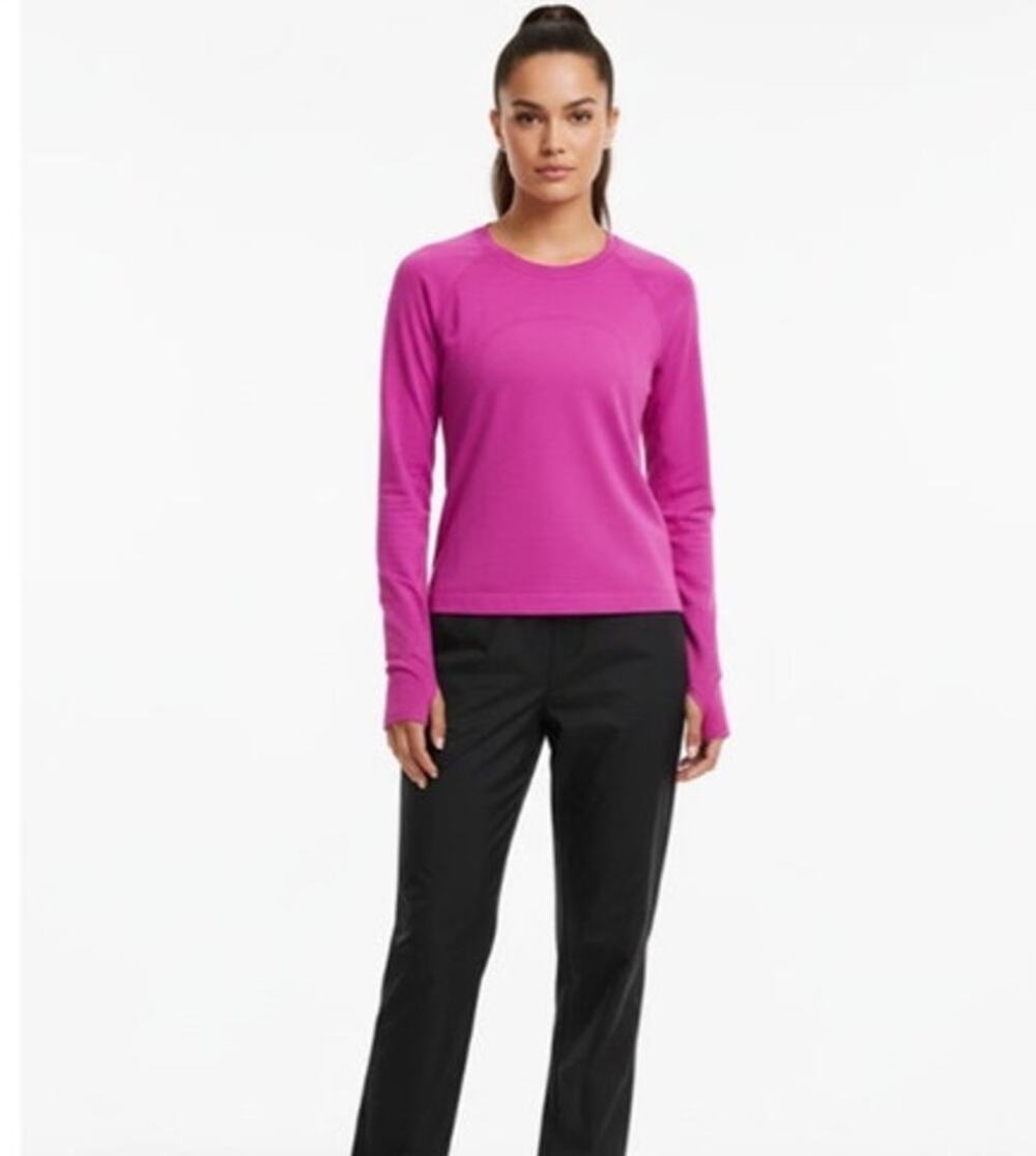 Lululemon Swiftly Tech Long Sleeve Sonic Pink‎ Running Top Size 4